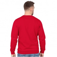 JAKO Long Sleeve Sweat Organic (Leisure, Organic Cotton) red Men