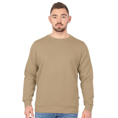 JAKO Long Sleeve Sweat Organic (Leisure, Organic Cotton) Sand Brown Men