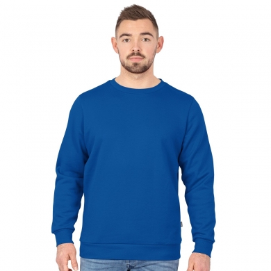 JAKO Long Sleeve Sweat Organic (Leisure, Organic Cotton) Royal Blue Men