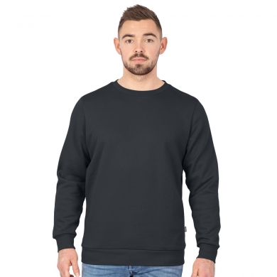 JAKO Long Sleeve Sweat Organic (Leisure, Organic Cotton) Anthracite Grey Men