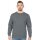 JAKO Long Sleeve Sweat Organic (Leisure, Organic Cotton) Dark Grey Men