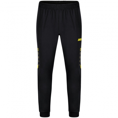 JAKO Training Pants (Polyester Pants) Challenge (100% Polyester) long black/yellow Boys