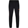 JAKO Training Pants (Polyester Pants) Challenge (100% Polyester) long black/orange Boys