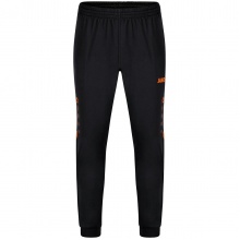 JAKO Training Pants (Polyester Pants) Challenge (100% Polyester) long black/orange Boys