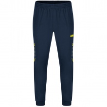 JAKO Training Pants (Polyester Pants) Challenge (100% Polyester) long dark blue/yellow Boys