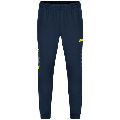 JAKO Training Pants (Polyester Pants) Challenge (100% Polyester) long dark blue/yellow Boys