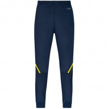 JAKO Training Pants (Polyester Pants) Challenge (100% Polyester) long dark blue/yellow Boys