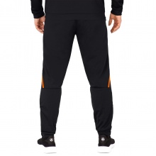 JAKO Training Pants (Polyester Pants) Challenge (100% Polyester) long black/orange Men