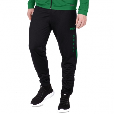 JAKO Training Pants (Polyester Pants) Challenge (100% Polyester) long black/green Men