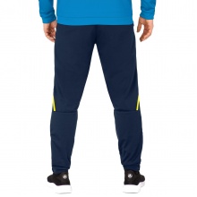 JAKO Training Pants (Polyester Pants) Challenge (100% Polyester) long dark blue/yellow Men