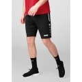 JAKO Training Pants (Short) Allround - Stretch-Knit-Polyester- short black/white Men