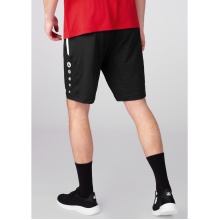 JAKO Training Pants (Short) Allround - Stretch-Knit-Polyester- short black/white Men