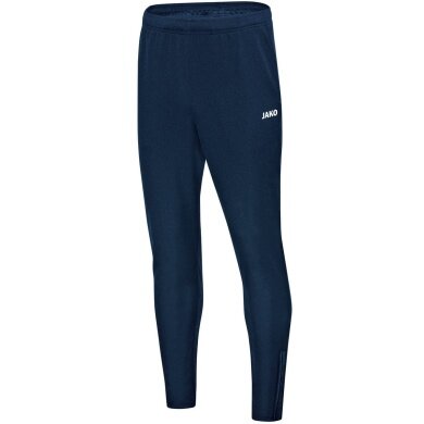 JAKO Training Pants Classico (Polyester Piqué, Side Pockets with Zip) Long Navy Blue Kids