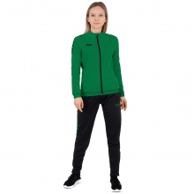 JAKO Tracksuit Polyester Challenge (Jacket and Trousers) Green/Black Women