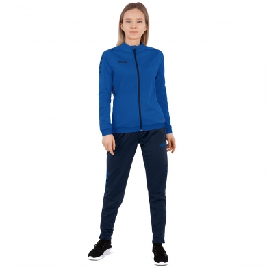 JAKO Training Suit Polyester Challenge (Jacket and Trousers) Royal/Dark Blue Women