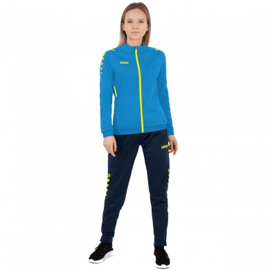 JAKO Training Suit Polyester Challenge (Jacket and Trousers) light blue/dark blue Women