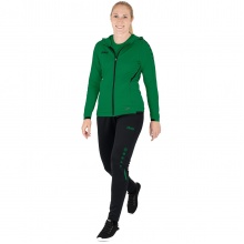 JAKO Tracksuit Challenge with Hood (Jacket and Trousers) Green/Black Women