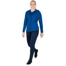 JAKO Tracksuit Challenge with Hood (Jacket and Trousers) royal/dark blue Women