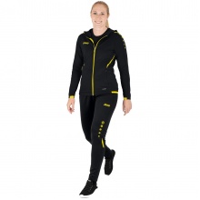 JAKO Tracksuit Challenge with Hood (Jacket and Trousers) black/yellow Women