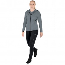 JAKO Training Suit Challenge with Hood (Jacket and Trousers) Dark Grey/Black Women