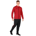 JAKO Training Suit Polyester Challenge (Jacket and Trousers) Red/Black Men