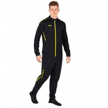 JAKO Training Suit Polyester Challenge (Jacket and Trousers) Black/Yellow Men