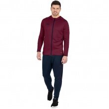 JAKO Tracksuit Challenge with Hood (Jacket and Trousers) Burgundy/Dark Blue Men