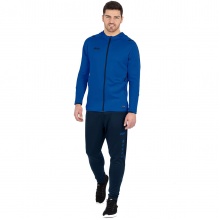 JAKO Tracksuit Challenge with Hood (Jacket and Trousers) royal/dark blue Men