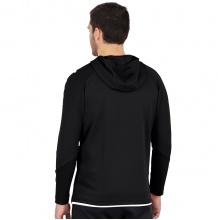 JAKO Tracksuit Challenge with Hood (Jacket and Trousers) Black/White Men