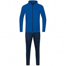 JAKO Tracksuit Challenge with Hood (Jacket and Trousers) royal/dark blue Boys