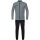 JAKO Polyester Challenge Training Suit (Jacket and Trousers) Dark Grey/Black Boys