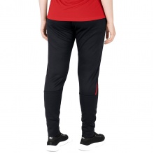 JAKO Training Pants Challenge (Double-Stretch-Knit, breathable, high comfort) long black/red Women