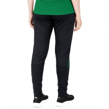 JAKO Training Pants Challenge (Double-Stretch-Knit, breathable, high comfort) long black/green Women