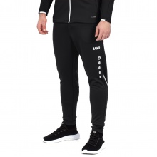 JAKO Training Pants Pant Challenge (Double-Stretch-Knit, breathable, high wearing comfort) long black/white Men