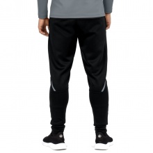 JAKO Training Pants Pant Challenge (Double-Stretch-Knit, breathable, high wearing comfort) long black/stone grey Men