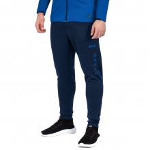 JAKO Training Pants Pant Challenge (Double-Stretch-Knit, breathable, high wearing comfort) long dark blue/royal Men