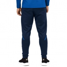 JAKO Training Pants Pant Challenge (Double-Stretch-Knit, breathable, high wearing comfort) long dark blue/royal Men