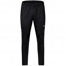 JAKO Training Pants Pant Challenge (Double-Stretch-Knit, breathable, high wearing comfort) long black/stone grey Kids