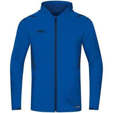 JAKO Training Jacket Challenge with Hood Royal Blue Boys