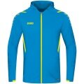 JAKO Training Jacket Challenge with Hood Light Blue Boys