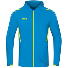 JAKO Training Jacket Challenge with Hood Light Blue Boys