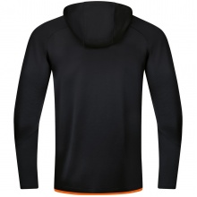 JAKO Training Jacket Challenge with Hood black/orange Boys