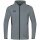 JAKO Training Jacket Challenge with Hood in Stone Grey/Black Boys