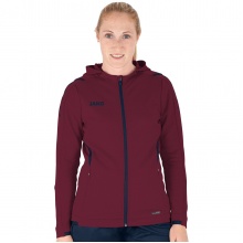 JAKO Training Jacket Challenge with Hood Bordeaux Red Women