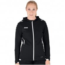 JAKO Training Jacket Challenge with Hood Black/White Women