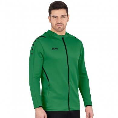 JAKO Training Jacket Challenge with Hood Green Men