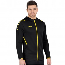 JAKO Training Jacket Challenge with Hood black/yellow Men