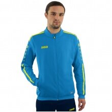 JAKO Training Jacket Striker 2.0 (100% Shiny-Polyester-Tricot) blue/neon yellow Men