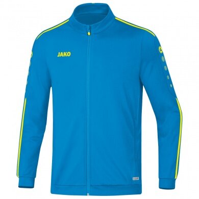 JAKO Training Jacket Striker 2.0 (100% Shiny Polyester Tricot) blue/neon yellow Kids