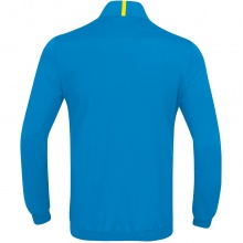 JAKO Training Jacket Striker 2.0 (100% Shiny Polyester Tricot) blue/neon yellow Kids